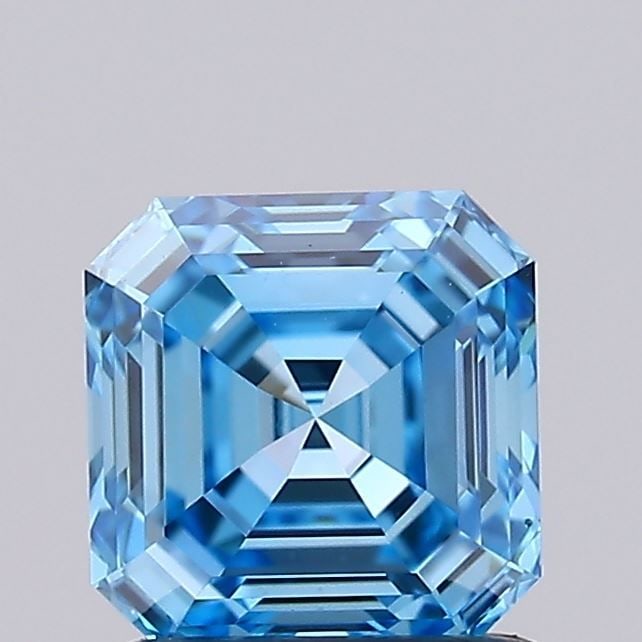 IGI Asscher 1.03ct Fancy Vivid Blue VVS2 - Loose Lab Diamond: IGI Asscher 1.03ct Fancy Vivid Blue VVS2 - Loose Lab Diamond Item Specifics: Source: This Is A Real Diamond Grown In A Lab Not Mined. Carat: 1.03 Cut: - Color: Fancy Vivid Blue Clarity: VVS2 Polish: E