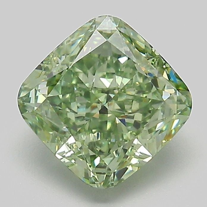 IGI Cushion Modified 2.07ct Fancy Vivid Green VVS2 - Loose Lab Diamond: IGI Cushion Modified 2.07ct Fancy Vivid Green VVS2 - Loose Lab Diamond Item Specifics: Source: This Is A Real Diamond Grown In A Lab Not Mined. Carat: 2.07 Cut: - Color: Fancy Vivid Green Clarity: VVS