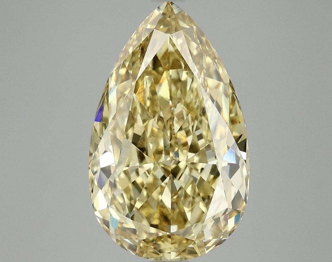 IGI Pear 6.1ct Fancy Vivid Yellow VVS2 - Loose Lab Diamond: IGI Pear 6.1ct Fancy Vivid Yellow VVS2 - Loose Lab Diamond Item Specifics: Source: This Is A Real Diamond Grown In A Lab Not Mined. Carat: 6.1 Cut: - Color: Fancy Vivid Yellow Clarity: VVS2 Polish: EX