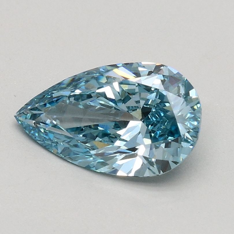 IGI Pear 0.7ct Fancy Vivid Blue VVS2 - Loose Lab Diamond: IGI Pear 0.7ct Fancy Vivid Blue VVS2 - Loose Lab Diamond Item Specifics: Source: This Is A Real Diamond Grown In A Lab Not Mined. Carat: 0.7 Cut: - Color: Fancy Vivid Blue Clarity: VVS2 Polish: EX Sym