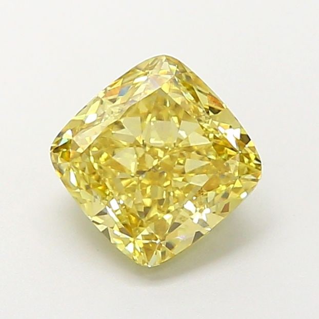 Cushion Brilliant 2.07ct Fancy Vivid Yellow VVS2 - Loose Lab Diamond: Cushion Brilliant 2.07ct Fancy Vivid Yellow VVS2 - Loose Lab Diamond Item Specifics: Source: This Is A Real Diamond Grown In A Lab Not Mined. Carat: 2.07 Cut: - Color: Fancy Vivid Yellow Clarity: