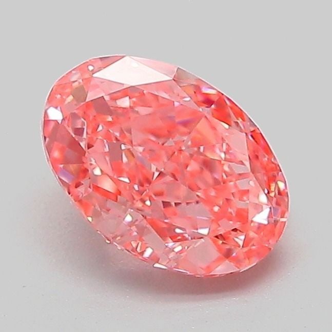 IGI Oval 1.1ct Fancy Vivid Pink VVS2 - Loose Lab Diamond: IGI Oval 1.1ct Fancy Vivid Pink VVS2 - Loose Lab Diamond Item Specifics: Source: This Is A Real Diamond Grown In A Lab Not Mined. Carat: 1.1 Cut: - Color: Fancy Vivid Pink Clarity: VVS2 Polish: EX Sym