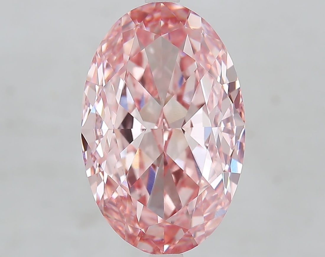IGI Oval 8.03ct Fancy Vivid Pink VVS2 - Loose Lab Diamond: IGI Oval 8.03ct Fancy Vivid Pink VVS2 - Loose Lab Diamond Item Specifics: Source: This Is A Real Diamond Grown In A Lab Not Mined. Carat: 8.03 Cut: - Color: Fancy Vivid Pink Clarity: VVS2 Polish: EX S