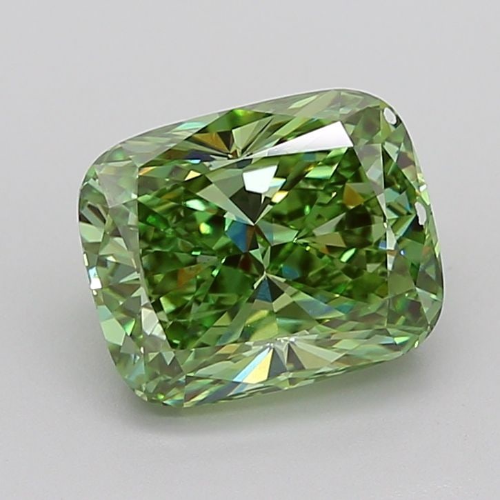 IGI Cushion Modified 4.01ct Fancy Vivid Green VVS2 - Loose Lab Diamond: IGI Cushion Modified 4.01ct Fancy Vivid Green VVS2 - Loose Lab Diamond Item Specifics: Source: This Is A Real Diamond Grown In A Lab Not Mined. Carat: 4.01 Cut: - Color: Fancy Vivid Green Clarity: VVS