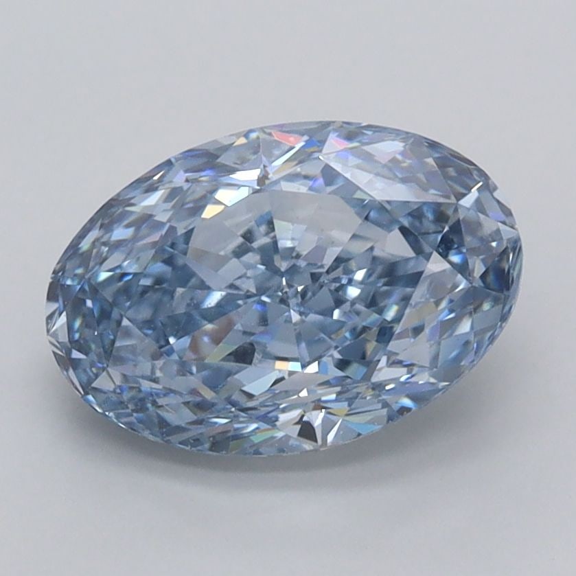 IGI Oval 2.02ct Fancy Vivid Blue VVS1 - Loose Lab Diamond: IGI Oval 2.02ct Fancy Vivid Blue VVS1 - Loose Lab Diamond Item Specifics: Source: This Is A Real Diamond Grown In A Lab Not Mined. Carat: 2.02 Cut: - Color: Fancy Vivid Blue Clarity: VVS1 Polish: EX S