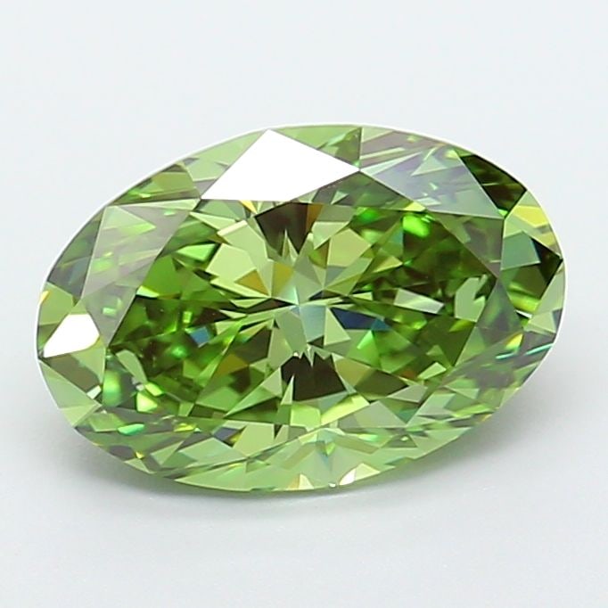 IGI Oval 3.52ct Fancy Vivid Green VVS2 - Loose Lab Diamond: IGI Oval 3.52ct Fancy Vivid Green VVS2 - Loose Lab Diamond Item Specifics: Source: This Is A Real Diamond Grown In A Lab Not Mined. Carat: 3.52 Cut: - Color: Fancy Vivid Green Clarity: VVS2 Polish: EX