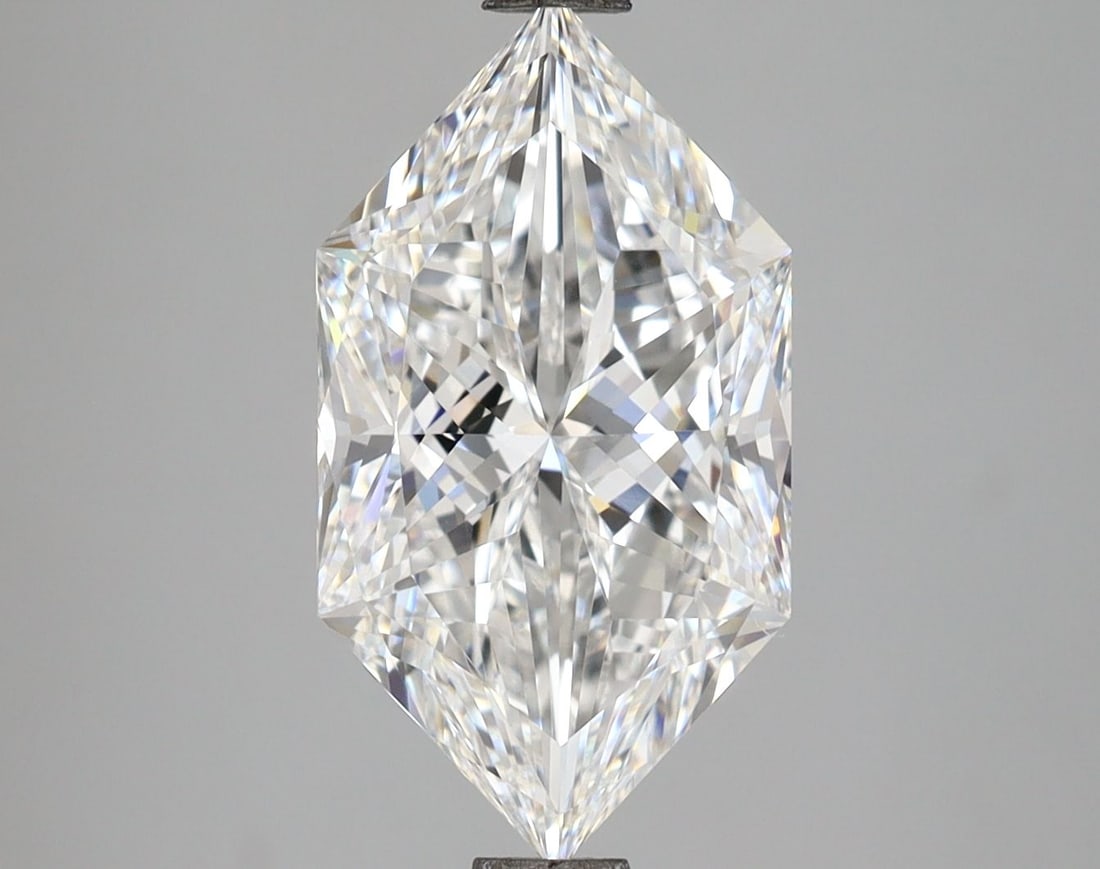 IGI Hexagonal 3.54ct E VVS2 - Loose Lab Diamond: IGI Hexagonal 3.54ct E VVS2 - Loose Lab Diamond Item Specifics: Source: This Is A Real Diamond Grown In A Lab Not Mined. Carat: 3.54 Cut: - Color: E Clarity: VVS2 Polish: EX Symmetry: EX Measurements: