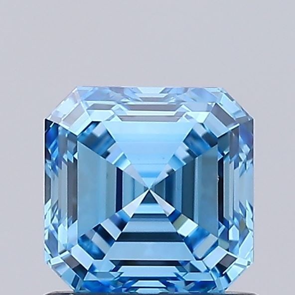 IGI Asscher 1.0ct Fancy Vivid Blue VVS2 - Loose Lab Diamond: IGI Asscher 1.0ct Fancy Vivid Blue VVS2 - Loose Lab Diamond Item Specifics: Source: This Is A Real Diamond Grown In A Lab Not Mined. Carat: 1.0 Cut: - Color: Fancy Vivid Blue Clarity: VVS2 Polish: EX 