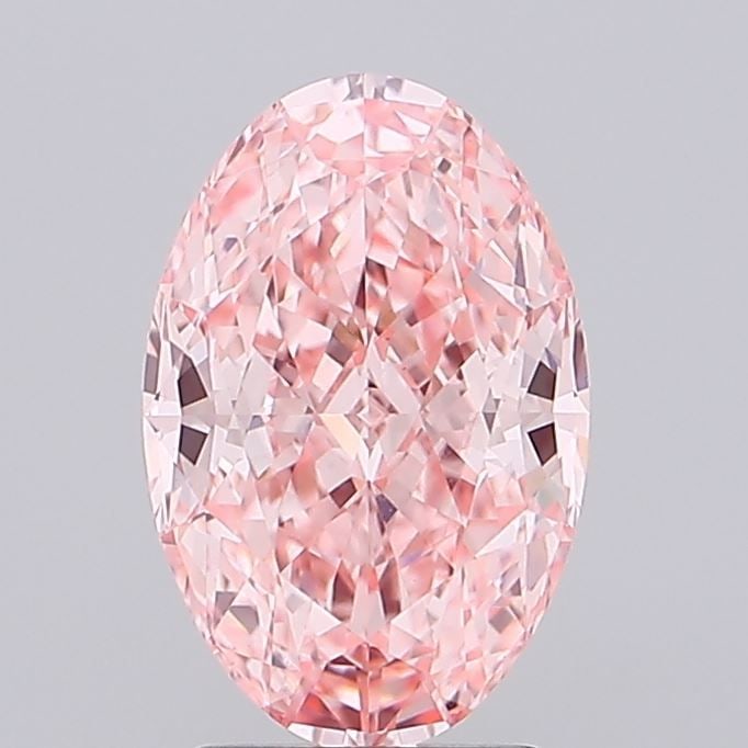 IGI Oval 2.55ct Fancy Vivid Pink VVS2 - Loose Lab Diamond: IGI Oval 2.55ct Fancy Vivid Pink VVS2 - Loose Lab Diamond Item Specifics: Source: This Is A Real Diamond Grown In A Lab Not Mined. Carat: 2.55 Cut: - Color: Fancy Vivid Pink Clarity: VVS2 Polish: EX S