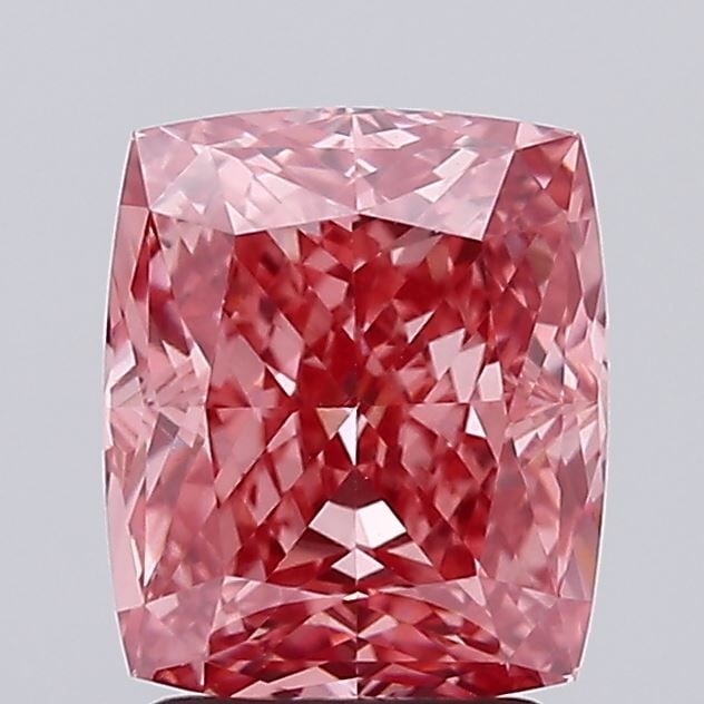 IGI Cushion Modified 2.86ct Fancy Vivid Pink VVS2 - Loose Lab Diamond: IGI Cushion Modified 2.86ct Fancy Vivid Pink VVS2 - Loose Lab Diamond Item Specifics: Source: This Is A Real Diamond Grown In A Lab Not Mined. Carat: 2.86 Cut: - Color: Fancy Vivid Pink Clarity: VVS2 
