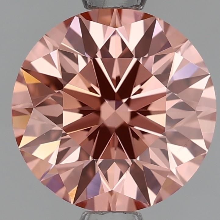 Round 1.51ct Fancy Orangey Pink VVS2 - Loose Lab Diamond: Round 1.51ct Fancy Orangey Pink VVS2 - Loose Lab Diamond Item Specifics: Source: This Is A Real Diamond Grown In A Lab Not Mined. Carat: 1.51 Cut: EX Color: Fancy Orangey Pink Clarity: VVS2 Polish: