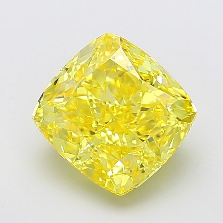 IGI Cushion Modified 5.02ct Fancy Vivid Yellow VVS2 - Loose Lab Diamond: IGI Cushion Modified 5.02ct Fancy Vivid Yellow VVS2 - Loose Lab Diamond Item Specifics: Source: This Is A Real Diamond Grown In A Lab Not Mined. Carat: 5.02 Cut: - Color: Fancy Vivid Yellow Clarity: V
