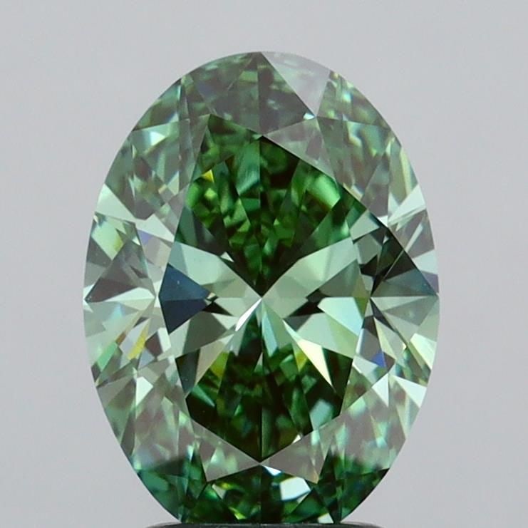 IGI Oval 2.5ct Fancy Vivid Green VVS2 - Loose Lab Diamond: IGI Oval 2.5ct Fancy Vivid Green VVS2 - Loose Lab Diamond Item Specifics: Source: This Is A Real Diamond Grown In A Lab Not Mined. Carat: 2.5 Cut: - Color: Fancy Vivid Green Clarity: VVS2 Polish: EX S