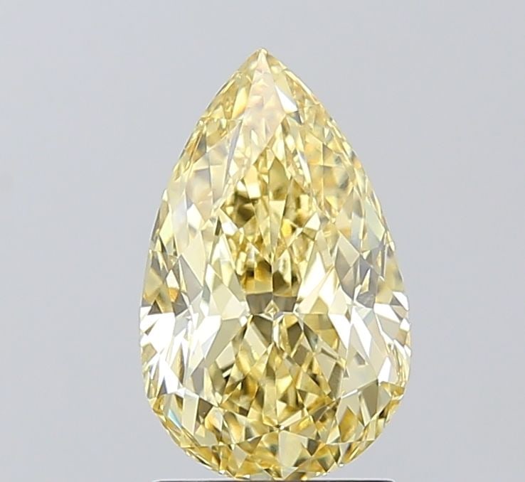 IGI Pear 2.04ct Fancy Intense Yellow VVS2 - Loose Lab Diamond: IGI Pear 2.04ct Fancy Intense Yellow VVS2 - Loose Lab Diamond Item Specifics: Source: This Is A Real Diamond Grown In A Lab Not Mined. Carat: 2.04 Cut: - Color: Fancy Intense Yellow Clarity: VVS2