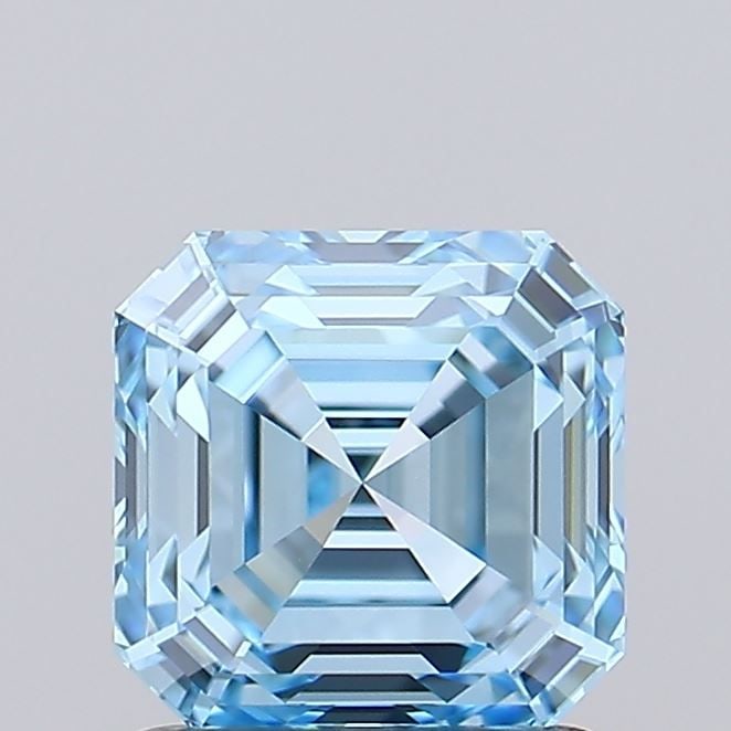 IGI Asscher 1.21ct Fancy Vivid Blue VVS1 - Loose Lab Diamond: IGI Asscher 1.21ct Fancy Vivid Blue VVS1 - Loose Lab Diamond Item Specifics: Source: This Is A Real Diamond Grown In A Lab Not Mined. Carat: 1.21 Cut: - Color: Fancy Vivid Blue Clarity: VVS1 Polish: E