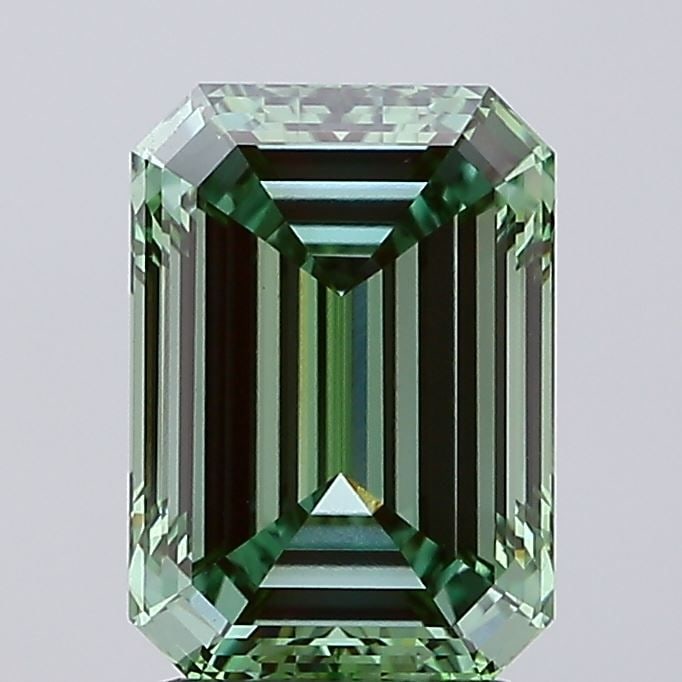 IGI Emerald 2.55ct Fancy Vivid Green VVS2 - Loose Lab Diamond: IGI Emerald 2.55ct Fancy Vivid Green VVS2 - Loose Lab Diamond Item Specifics: Source: This Is A Real Diamond Grown In A Lab Not Mined. Carat: 2.55 Cut: - Color: Fancy Vivid Green Clarity: VVS2 Polish: