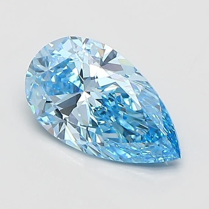 IGI Pear 1.04ct Fancy Vivid Blue VVS2 - Loose Lab Diamond: IGI Pear 1.04ct Fancy Vivid Blue VVS2 - Loose Lab Diamond Item Specifics: Source: This Is A Real Diamond Grown In A Lab Not Mined. Carat: 1.04 Cut: - Color: Fancy Vivid Blue Clarity: VVS2 Polish: EX S