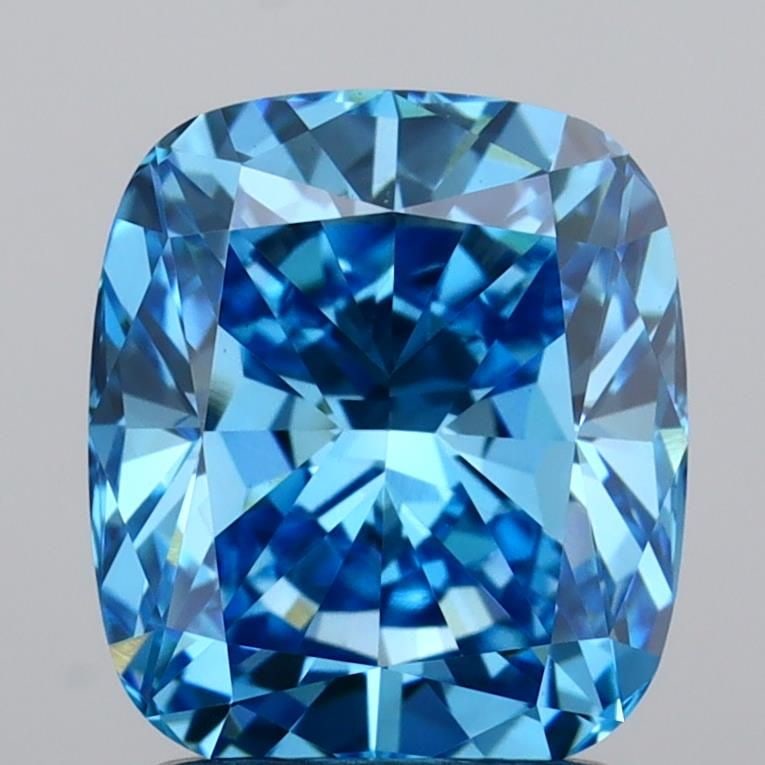 IGI Cushion Modified 2.01ct Fancy Vivid Blue VVS2 - Loose Lab Diamond: IGI Cushion Modified 2.01ct Fancy Vivid Blue VVS2 - Loose Lab Diamond Item Specifics: Source: This Is A Real Diamond Grown In A Lab Not Mined. Carat: 2.01 Cut: - Color: Fancy Vivid Blue Clarity: VVS2 