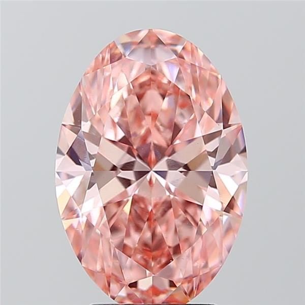 IGI Oval 4.02ct Fancy Vivid Pink VVS2 - Loose Lab Diamond: IGI Oval 4.02ct Fancy Vivid Pink VVS2 - Loose Lab Diamond Item Specifics: Source: This Is A Real Diamond Grown In A Lab Not Mined. Carat: 4.02 Cut: - Color: Fancy Vivid Pink Clarity: VVS2 Polish: EX S