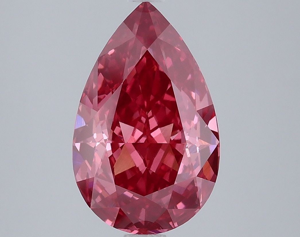 IGI Pear 3.08ct Fancy Vivid Pink VVS2 - Loose Lab Diamond: IGI Pear 3.08ct Fancy Vivid Pink VVS2 - Loose Lab Diamond Item Specifics: Source: This Is A Real Diamond Grown In A Lab Not Mined. Carat: 3.08 Cut: - Color: Fancy Vivid Pink Clarity: VVS2 Polish: EX S