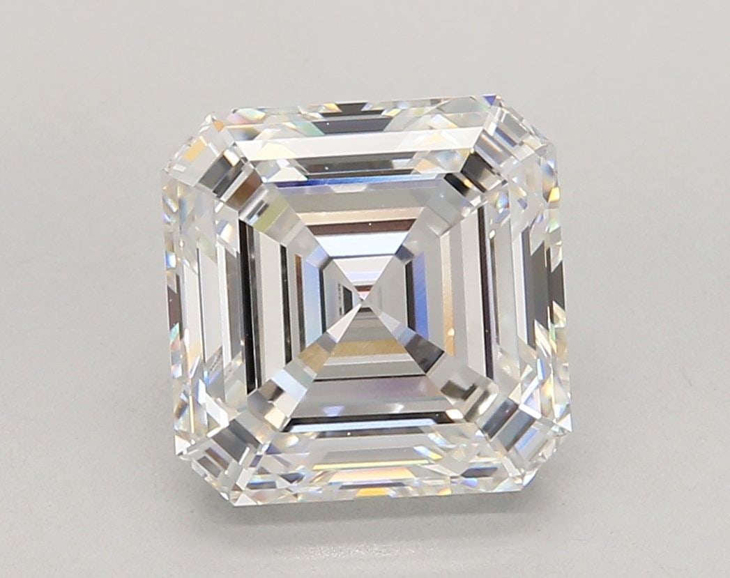 IGI Asscher 5.06ct E VVS2 - Loose Lab Diamond: IGI Asscher 5.06ct E VVS2 - Loose Lab Diamond Item Specifics: Source: This Is A Real Diamond Grown In A Lab Not Mined. Carat: 5.06 Cut: - Color: E Clarity: VVS2 Polish: EX Symmetry: EX Measurements: