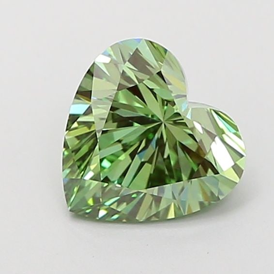 IGI Heart 1.09ct Fancy Vivid Green VVS2 - Loose Lab Diamond: IGI Heart 1.09ct Fancy Vivid Green VVS2 - Loose Lab Diamond Item Specifics: Source: This Is A Real Diamond Grown In A Lab Not Mined. Carat: 1.09 Cut: - Color: Fancy Vivid Green Clarity: VVS2 Polish: