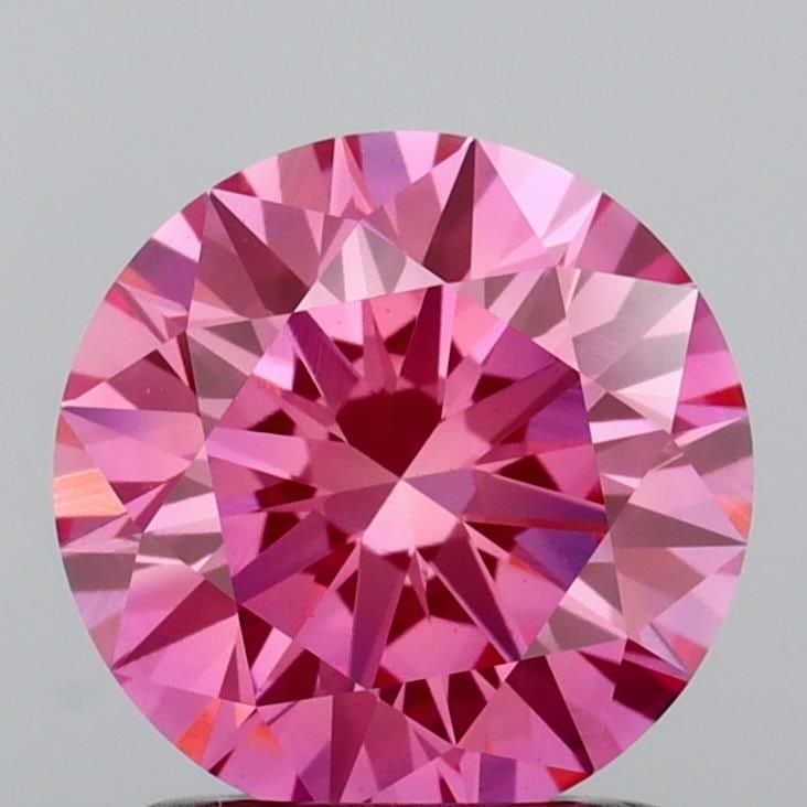 IGI Round 1.41ct Fancy Vivid Pink VVS2 - Ideal Loose Lab Diamond: IGI Round 1.41ct Fancy Vivid Pink VVS2 - Ideal Loose Lab Diamond Item Specifics: Source: This Is A Real Diamond Grown In A Lab Not Mined. Carat: 1.41 Cut: ID Color: Fancy Vivid Pink Clarity: VVS2 Poli