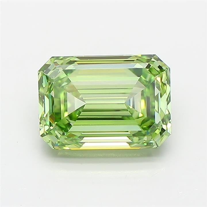 IGI Emerald 2.06ct Fancy Vivid Green VVS2 - Loose Lab Diamond: IGI Emerald 2.06ct Fancy Vivid Green VVS2 - Loose Lab Diamond Item Specifics: Source: This Is A Real Diamond Grown In A Lab Not Mined. Carat: 2.06 Cut: - Color: Fancy Vivid Green Clarity: VVS2 Polish: