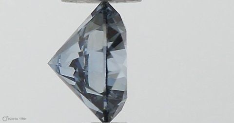 IGI Round 0.39ct Fancy Vivid Blue IF - Loose Lab Diamond (1 of 1)