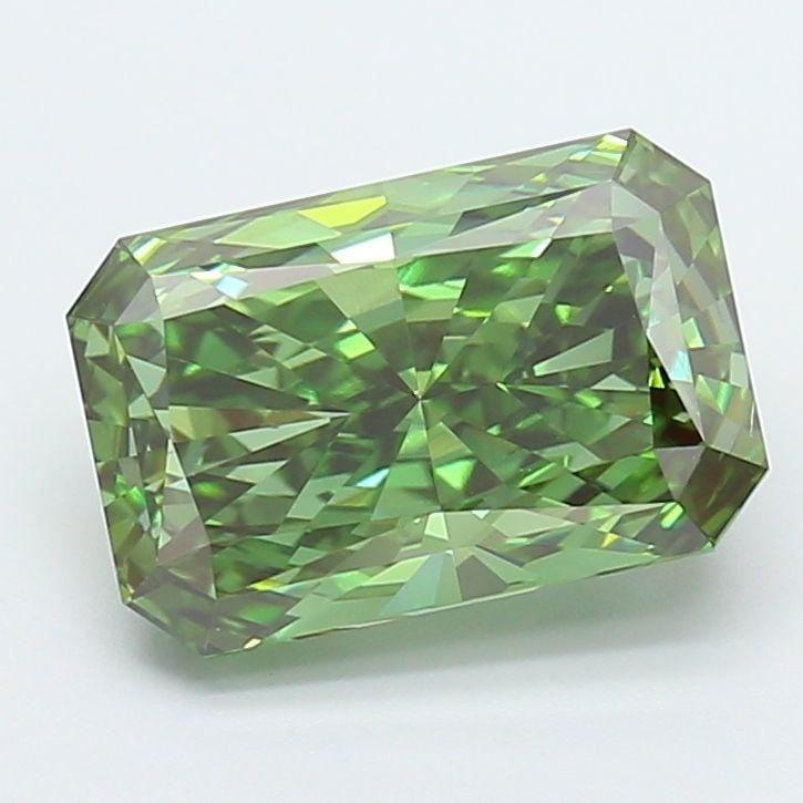 IGI Radiant 3.54ct Fancy Vivid Green VVS2 - Loose Lab Diamond: IGI Radiant 3.54ct Fancy Vivid Green VVS2 - Loose Lab Diamond Item Specifics: Source: This Is A Real Diamond Grown In A Lab Not Mined. Carat: 3.54 Cut: - Color: Fancy Vivid Green Clarity: VVS2 Polish: