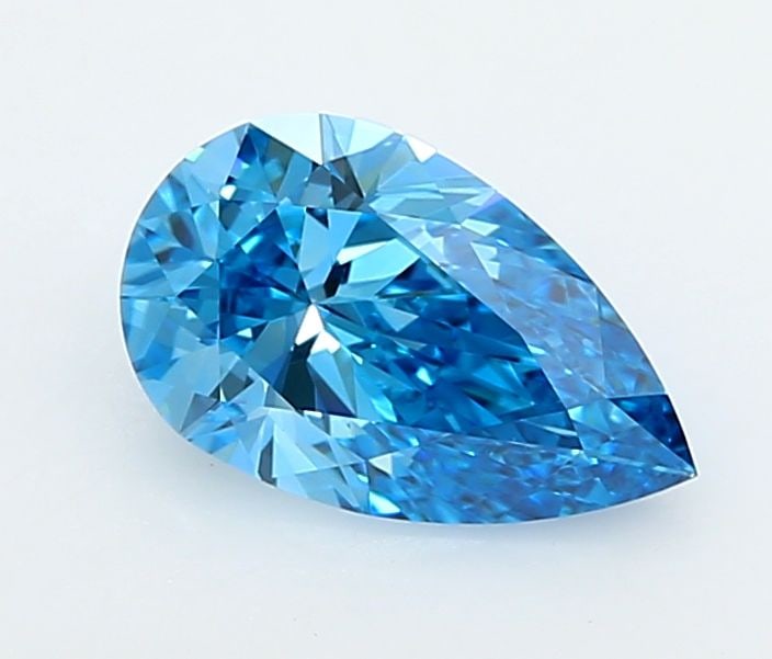 IGI Pear 1.28ct Fancy Vivid Blue VVS2 - Loose Lab Diamond: IGI Pear 1.28ct Fancy Vivid Blue VVS2 - Loose Lab Diamond Item Specifics: Source: This Is A Real Diamond Grown In A Lab Not Mined. Carat: 1.28 Cut: - Color: Fancy Vivid Blue Clarity: VVS2 Polish: EX