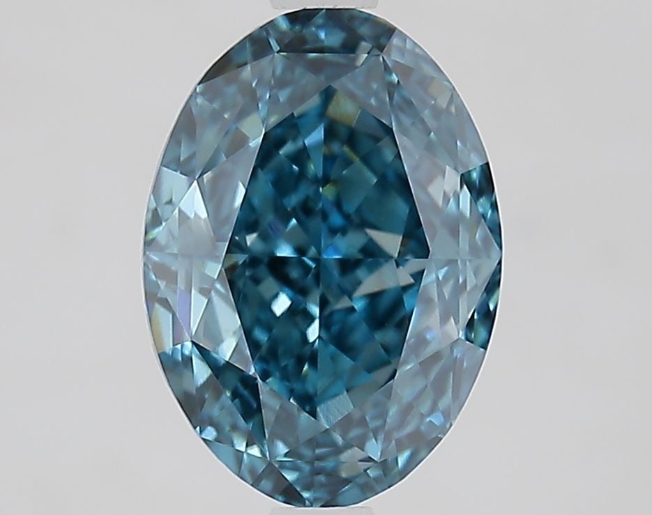 IGI Oval 2.44ct Fancy Vivid Blue VVS2 - Loose Lab Diamond (1 of 1)