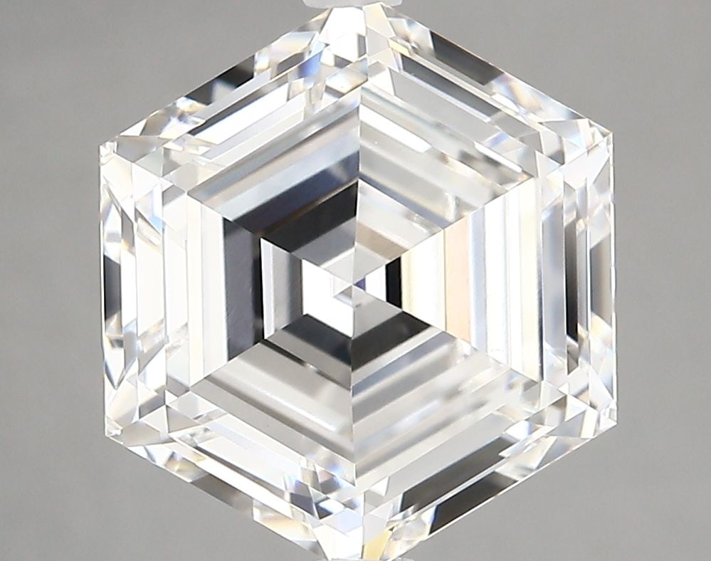 IGI Hexagonal 5.19ct E VVS1 - Loose Lab Diamond: IGI Hexagonal 5.19ct E VVS1 - Loose Lab Diamond Item Specifics: Source: This Is A Real Diamond Grown In A Lab Not Mined. Carat: 5.19 Cut: - Color: E Clarity: VVS1 Polish: EX Symmetry: EX Measurements: