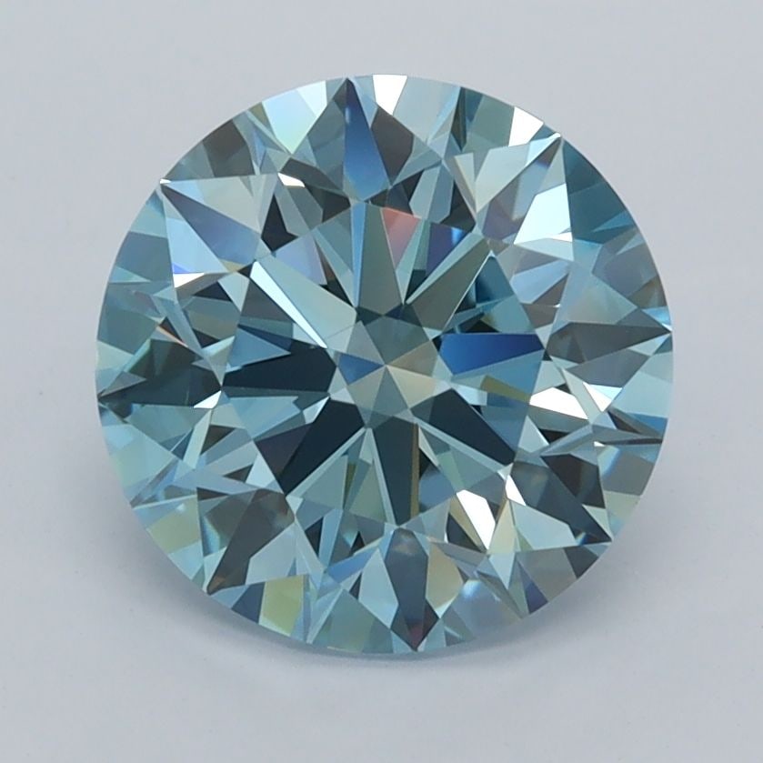 IGI Round 2.51ct Fancy Intense Blue VVS2 - Ideal Loose Lab Diamond: IGI Round 2.51ct Fancy Intense Blue VVS2 - Ideal Loose Lab Diamond Item Specifics: Source: This Is A Real Diamond Grown In A Lab Not Mined. Carat: 2.51 Cut: ID Color: Fancy Intense Blue Clarity: VVS2 