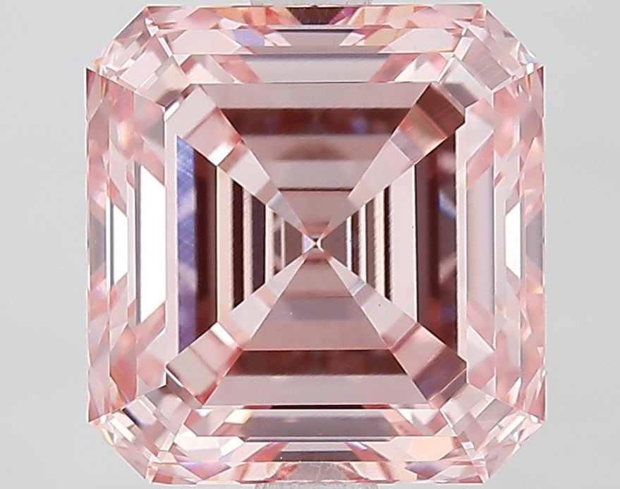 IGI Asscher 3.47ct Fancy Intense Pink VVS2 - Loose Lab Diamond: IGI Asscher 3.47ct Fancy Intense Pink VVS2 - Loose Lab Diamond Item Specifics: Source: This Is A Real Diamond Grown In A Lab Not Mined. Carat: 3.47 Cut: - Color: Fancy Intense Pink Clarity: VVS2