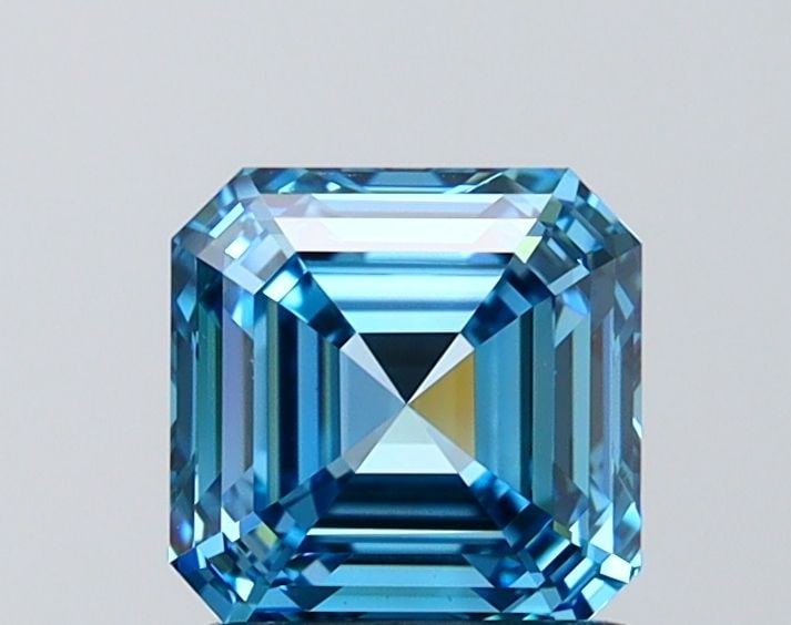 IGI Asscher 1.54ct Fancy Vivid Blue VVS1 - Loose Lab Diamond: IGI Asscher 1.54ct Fancy Vivid Blue VVS1 - Loose Lab Diamond Item Specifics: Source: This Is A Real Diamond Grown In A Lab Not Mined. Carat: 1.54 Cut: - Color: Fancy Vivid Blue Clarity: VVS1 Polish: