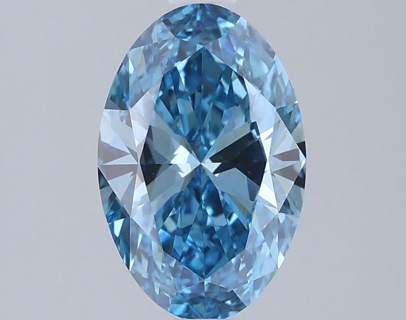 IGI Oval 1.51ct Fancy Vivid Blue VVS2 - Loose Lab Diamond: IGI Oval 1.51ct Fancy Vivid Blue VVS2 - Loose Lab Diamond Item Specifics: Source: This Is A Real Diamond Grown In A Lab Not Mined. Carat: 1.51 Cut: - Color: Fancy Vivid Blue Clarity: VVS2 Polish: EX S