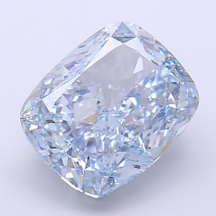 IGI Cushion Modified 4.7ct Fancy Intense Blue VVS2 - Loose Lab Diamond: IGI Cushion Modified 4.7ct Fancy Intense Blue VVS2 - Loose Lab Diamond Item Specifics: Source: This Is A Real Diamond Grown In A Lab Not Mined. Carat: 4.7 Cut: - Color: Fancy Intense Blue Clarity: VVS