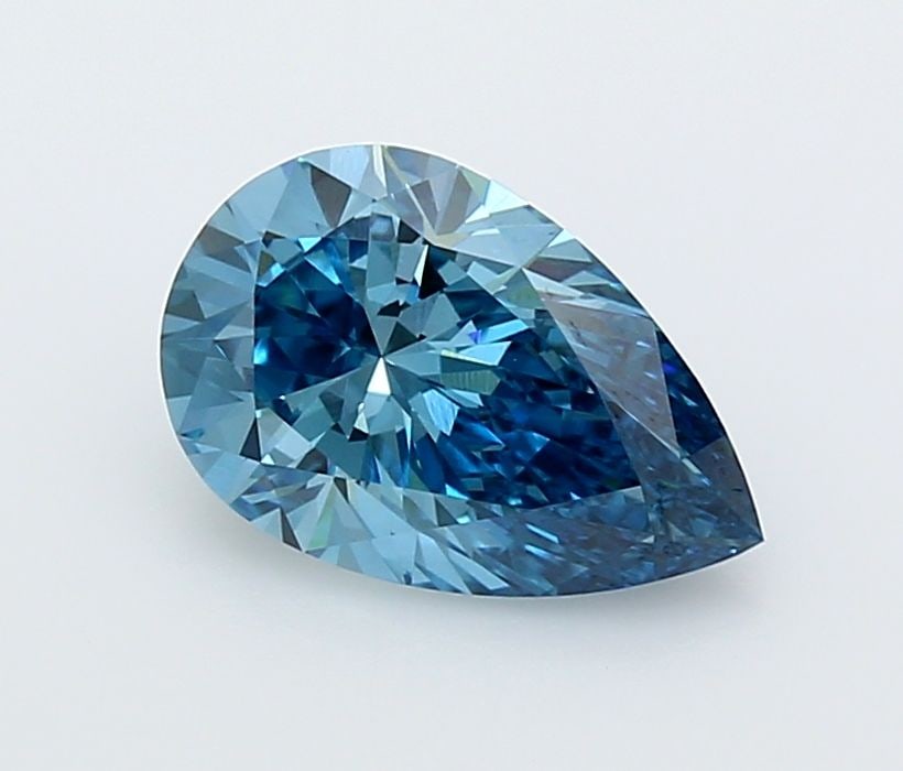 IGI Pear 2.05ct Fancy Vivid Blue VVS2 - Loose Lab Diamond: IGI Pear 2.05ct Fancy Vivid Blue VVS2 - Loose Lab Diamond Item Specifics: Source: This Is A Real Diamond Grown In A Lab Not Mined. Carat: 2.05 Cut: - Color: Fancy Vivid Blue Clarity: VVS2 Polish: EX S
