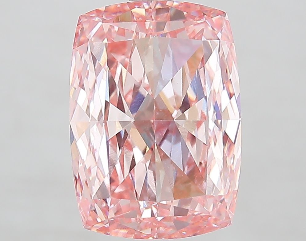 IGI Cushion Modified 5.08ct Fancy Vivid Pink VVS2 - Loose Lab Diamond (1 of 1)
