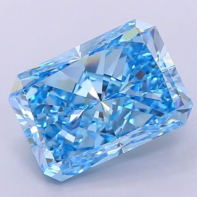 IGI Radiant 5.5ct Fancy Vivid Blue VVS1 - Loose Lab Diamond: IGI Radiant 5.5ct Fancy Vivid Blue VVS1 - Loose Lab Diamond Item Specifics: Source: This Is A Real Diamond Grown In A Lab Not Mined. Carat: 5.5 Cut: - Color: Fancy Vivid Blue Clarity: VVS1 Polish: EX