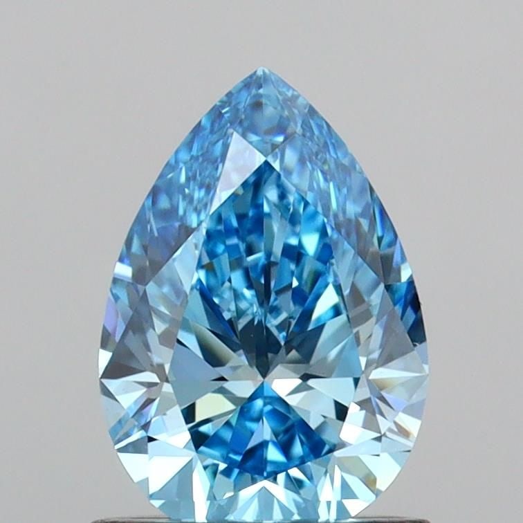 IGI Pear 1.02ct Fancy Vivid Blue VVS2 - Loose Lab Diamond: IGI Pear 1.02ct Fancy Vivid Blue VVS2 - Loose Lab Diamond Item Specifics: Source: This Is A Real Diamond Grown In A Lab Not Mined. Carat: 1.02 Cut: - Color: Fancy Vivid Blue Clarity: VVS2 Polish: EX S