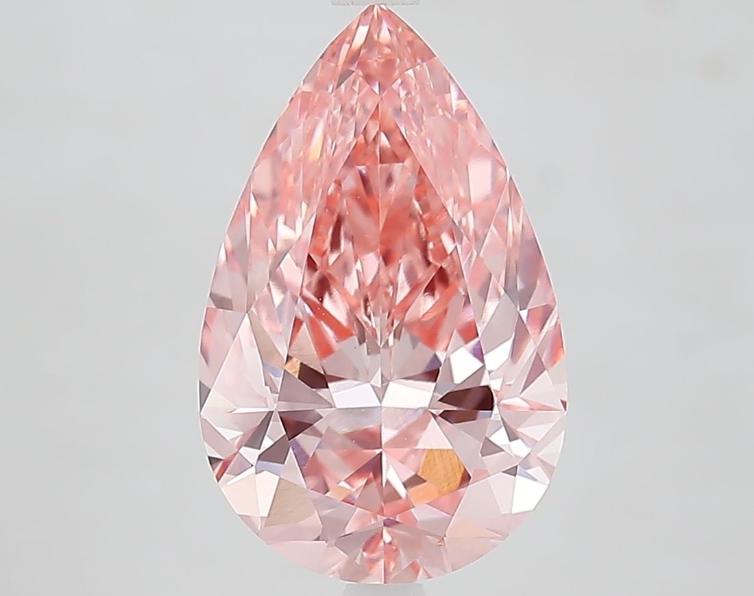 IGI Pear 3.82ct Fancy Vivid Pink VVS2 - Loose Lab Diamond: IGI Pear 3.82ct Fancy Vivid Pink VVS2 - Loose Lab Diamond Item Specifics: Source: This Is A Real Diamond Grown In A Lab Not Mined. Carat: 3.82 Cut: - Color: Fancy Vivid Pink Clarity: VVS2 Polish: EX S