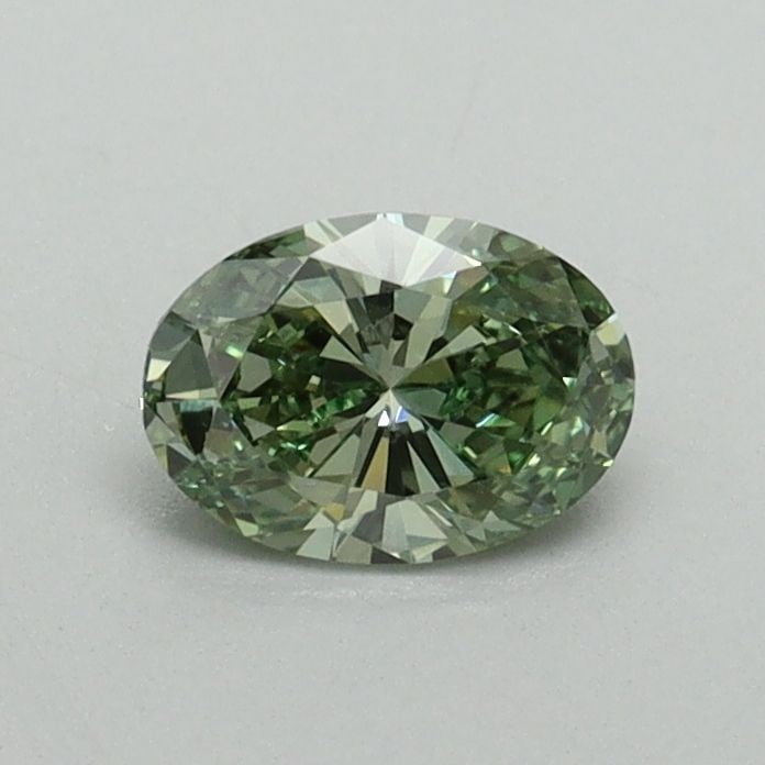 IGI Oval 0.43ct Fancy Vivid Green VVS2 - Loose Lab Diamond: IGI Oval 0.43ct Fancy Vivid Green VVS2 - Loose Lab Diamond Item Specifics: Source: This Is A Real Diamond Grown In A Lab Not Mined. Carat: 0.43 Cut: - Color: Fancy Vivid Green Clarity: VVS2 Polish: VG