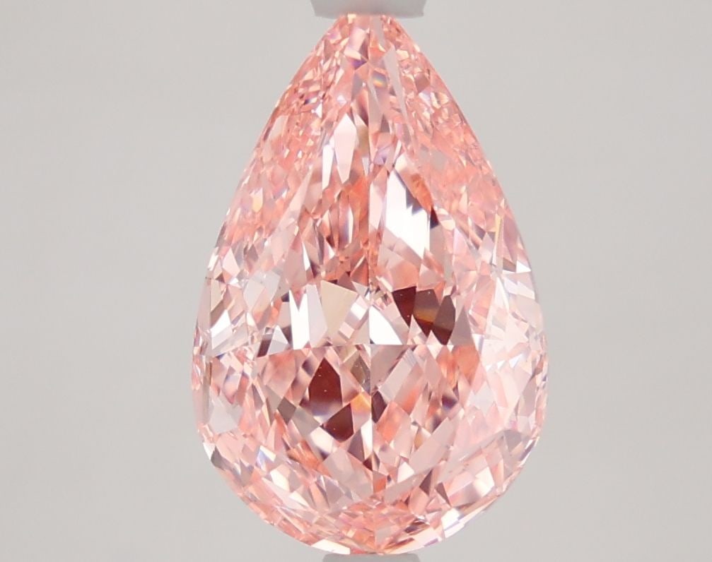 IGI Pear 2.98ct Fancy Vivid Pink VVS2 - Loose Lab Diamond: IGI Pear 2.98ct Fancy Vivid Pink VVS2 - Loose Lab Diamond Item Specifics: Source: This Is A Real Diamond Grown In A Lab Not Mined. Carat: 2.98 Cut: - Color: Fancy Vivid Pink Clarity: VVS2 Polish: EX S