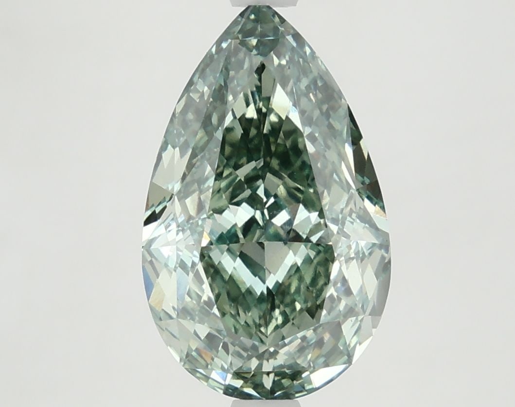 IGI Pear 4.03ct Fancy Vivid Green VVS2 - Loose Lab Diamond: IGI Pear 4.03ct Fancy Vivid Green VVS2 - Loose Lab Diamond Item Specifics: Source: This Is A Real Diamond Grown In A Lab Not Mined. Carat: 4.03 Cut: - Color: Fancy Vivid Green Clarity: VVS2 Polish: EX