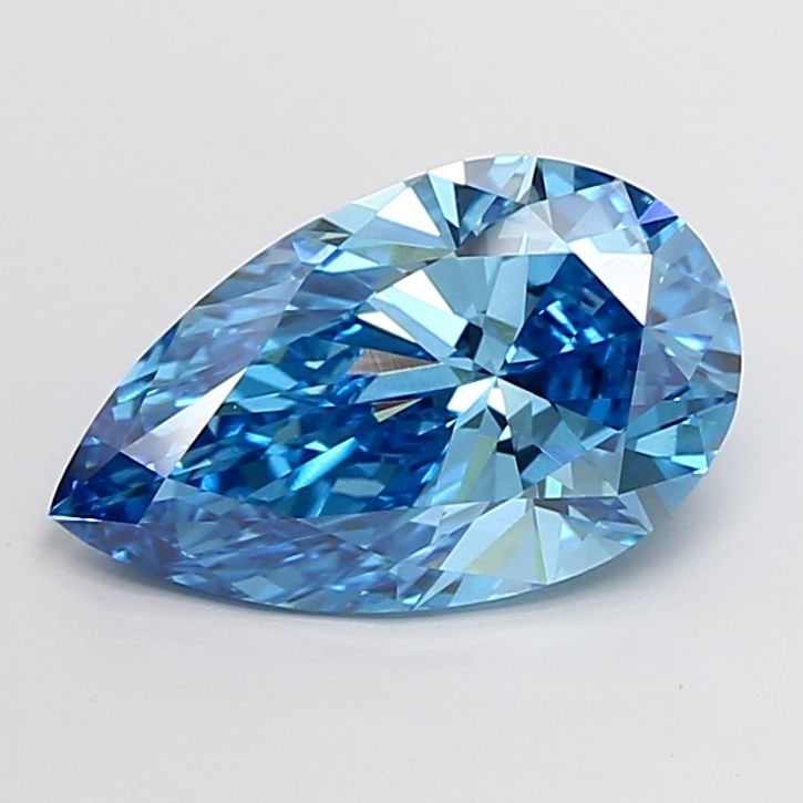 IGI Pear 5.01ct Fancy Vivid Blue VVS2 - Loose Lab Diamond: IGI Pear 5.01ct Fancy Vivid Blue VVS2 - Loose Lab Diamond Item Specifics: Source: This Is A Real Diamond Grown In A Lab Not Mined. Carat: 5.01 Cut: - Color: Fancy Vivid Blue Clarity: VVS2 Polish: EX S