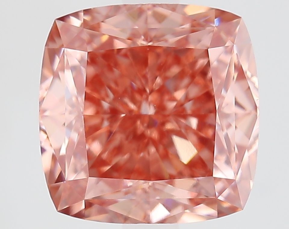 IGI Cushion Modified 4.1ct Fancy Vivid Brownish Pink VVS2 - Loose Lab Diamond: IGI Cushion Modified 4.1ct Fancy Vivid Brownish Pink VVS2 - Loose Lab Diamond Item Specifics: Source: This Is A Real Diamond Grown In A Lab Not Mined. Carat: 4.1 Cut: - Color: Fancy Vivid Brownish Pin