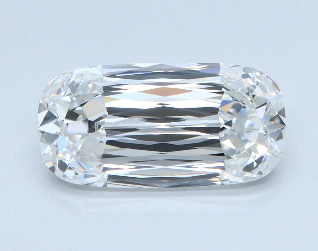 IGI Cushion Modified 2.17ct E VVS2 - Loose Lab Diamond: IGI Cushion Modified 2.17ct E VVS2 - Loose Lab Diamond Item Specifics: Source: This Is A Real Diamond Grown In A Lab Not Mined. Carat: 2.17 Cut: - Color: E Clarity: VVS2 Polish: EX Symmetry: EX Measur