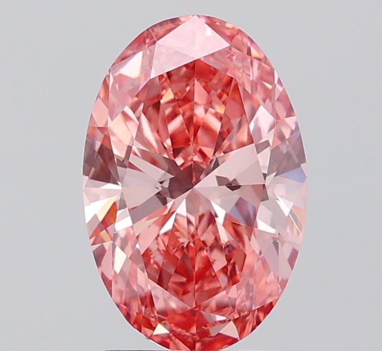 IGI Oval 2.25ct Fancy Vivid Pink VVS2 - Loose Lab Diamond: IGI Oval 2.25ct Fancy Vivid Pink VVS2 - Loose Lab Diamond Item Specifics: Source: This Is A Real Diamond Grown In A Lab Not Mined. Carat: 2.25 Cut: - Color: Fancy Vivid Pink Clarity: VVS2 Polish: EX S
